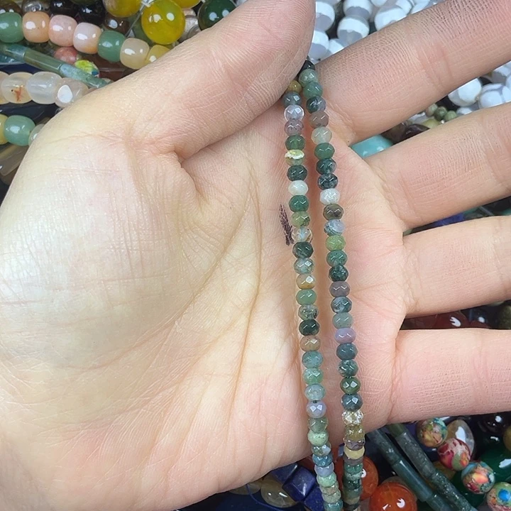 查罗石散珠合金卡2*4切面一条