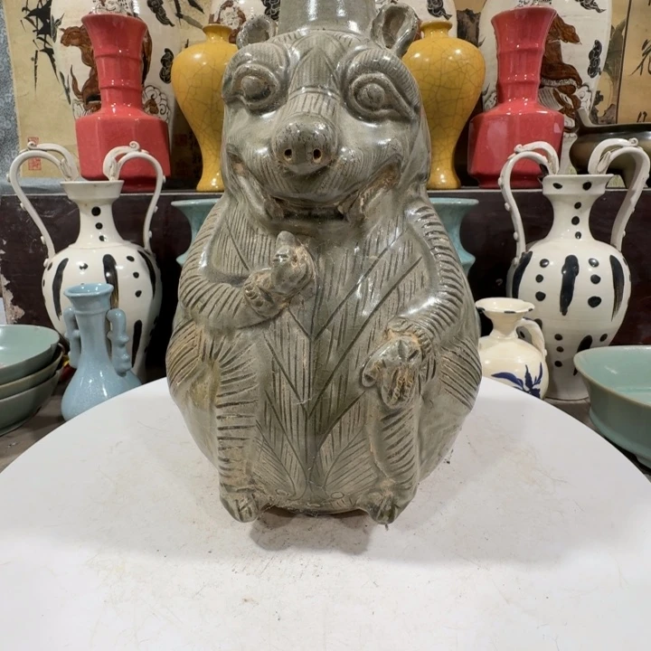 瓷片手工制作陶瓷摆件