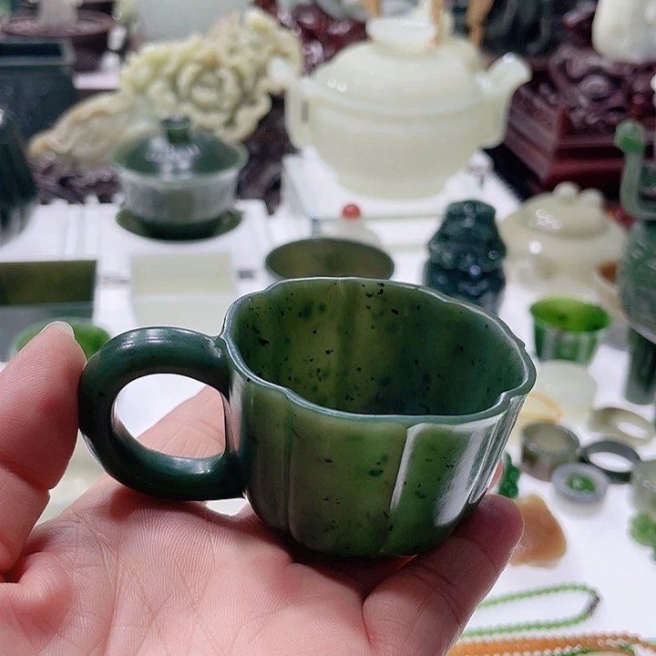 和田玉（碧玉）挂件未镶嵌用****1