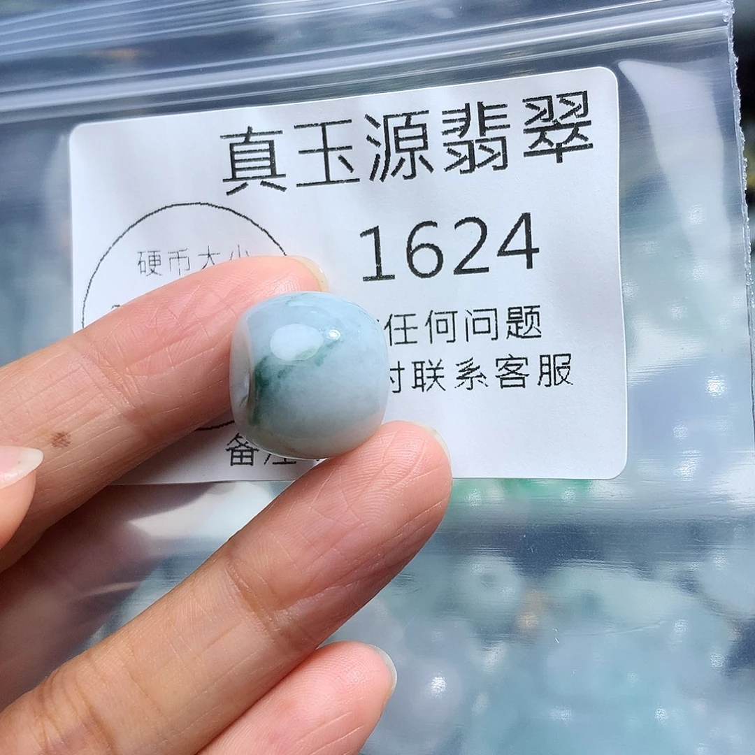 翡翠未镶嵌颈饰1624