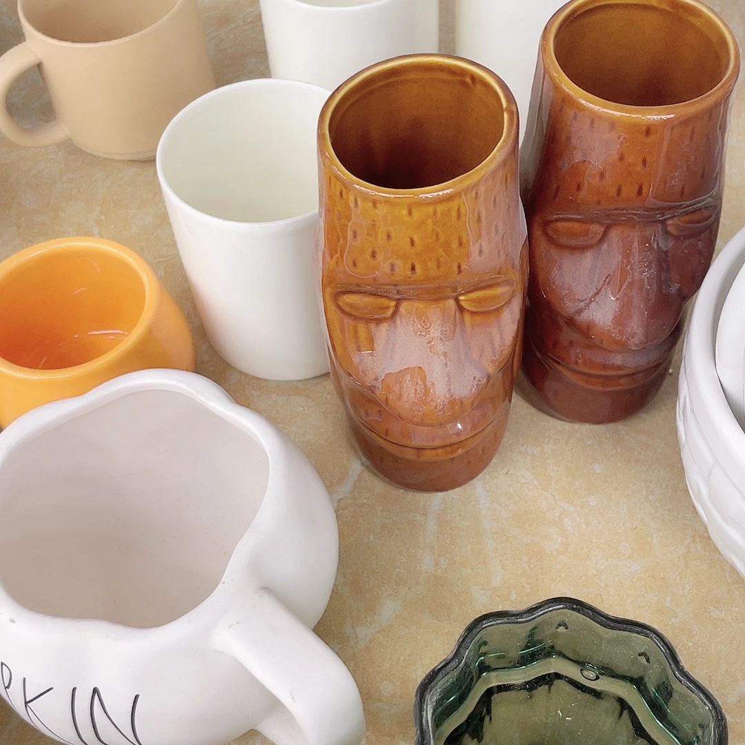 困***羊琉璃手工艺品满20包邮！微瑕陶瓷不退不换！