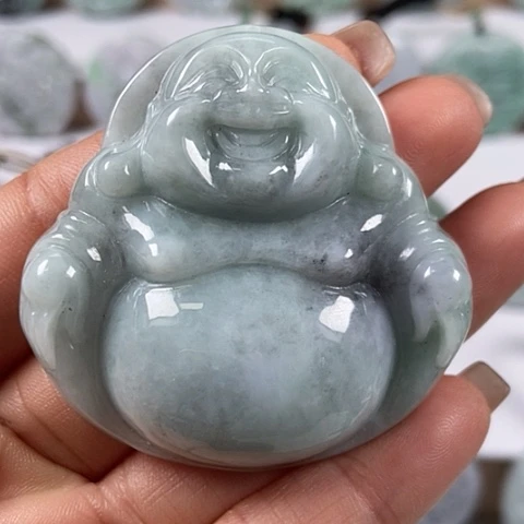 翡翠颈饰未镶嵌大佛福利