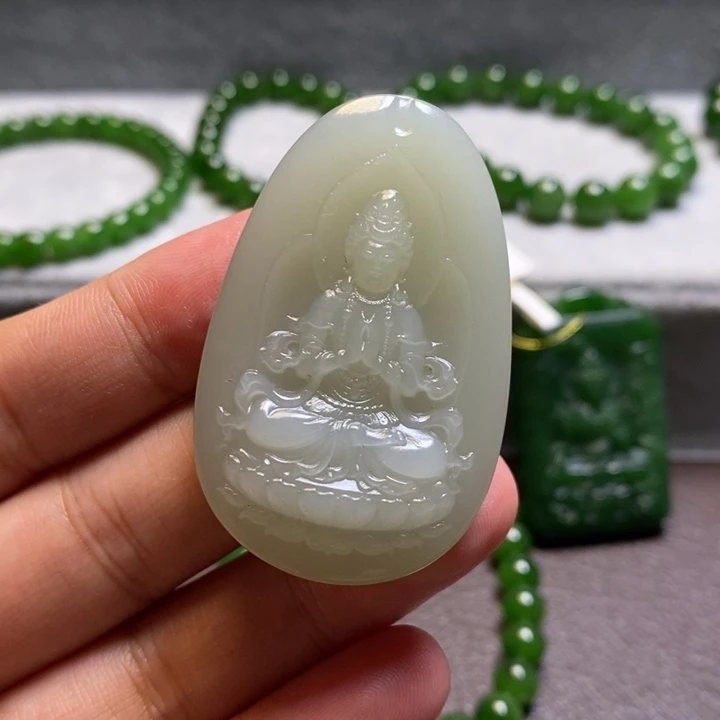 未镶嵌手链和田玉（白玉）
