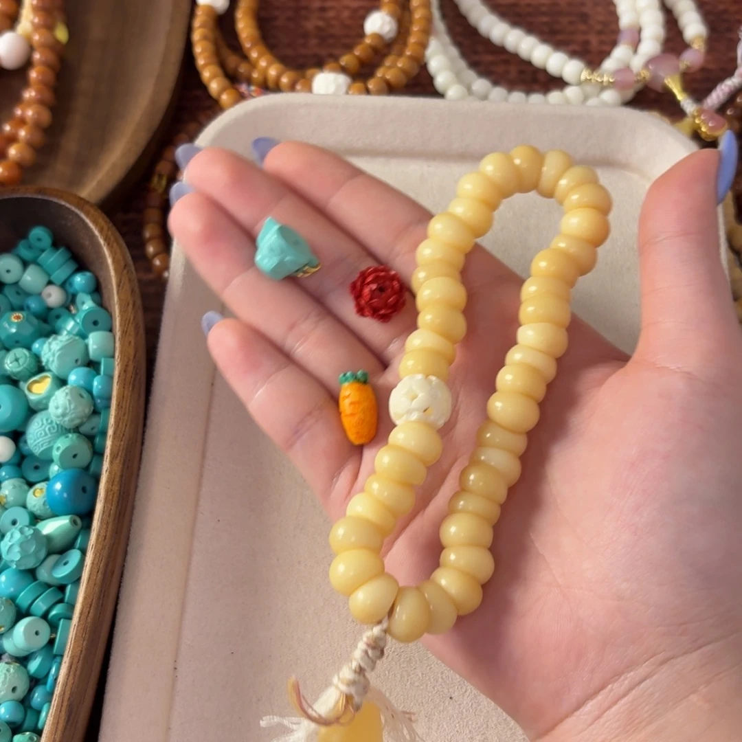 驼骨手串/手链驼牙文玩手把件