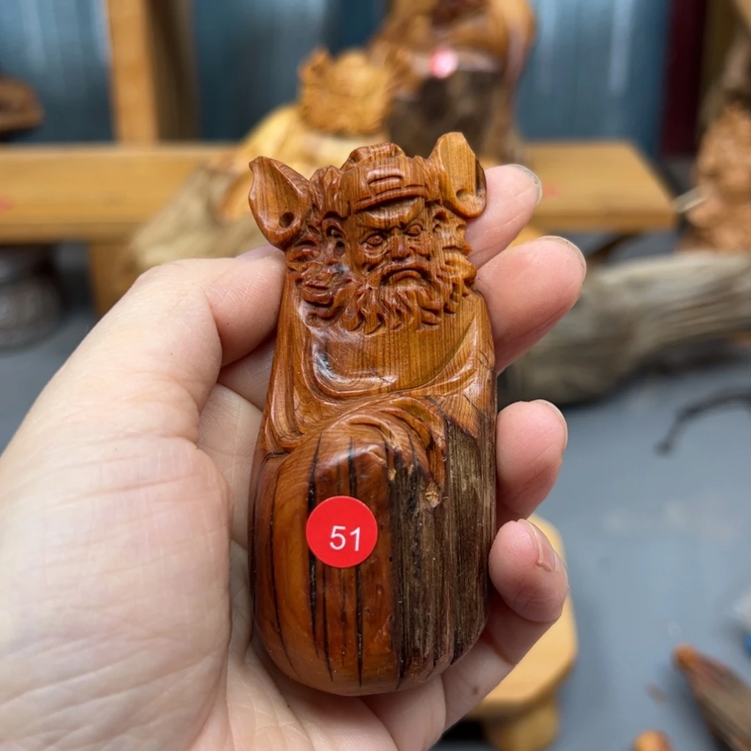 小***祥木崖柏木摆件手把件，