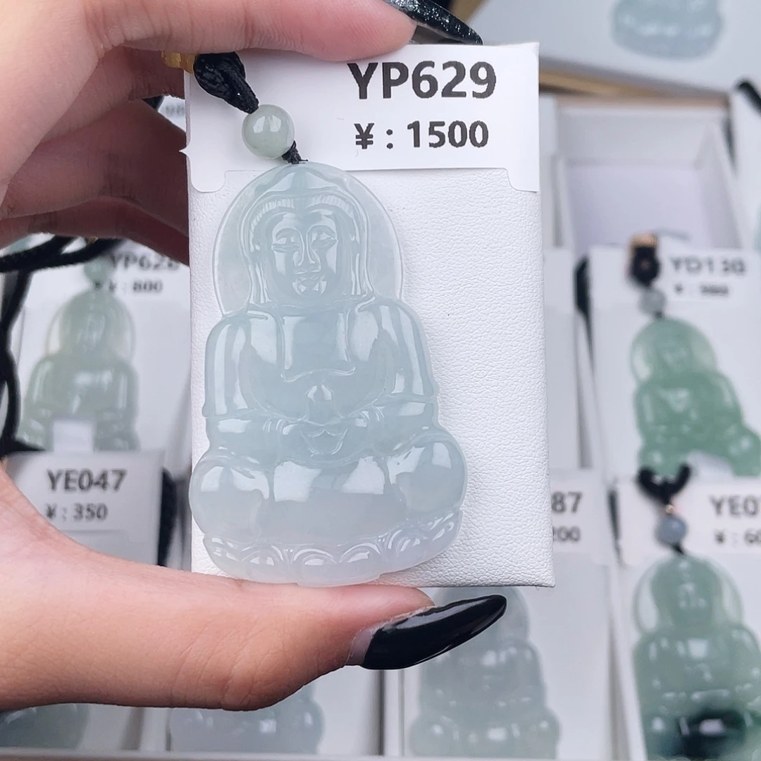 翡翠未镶嵌耳饰YP629