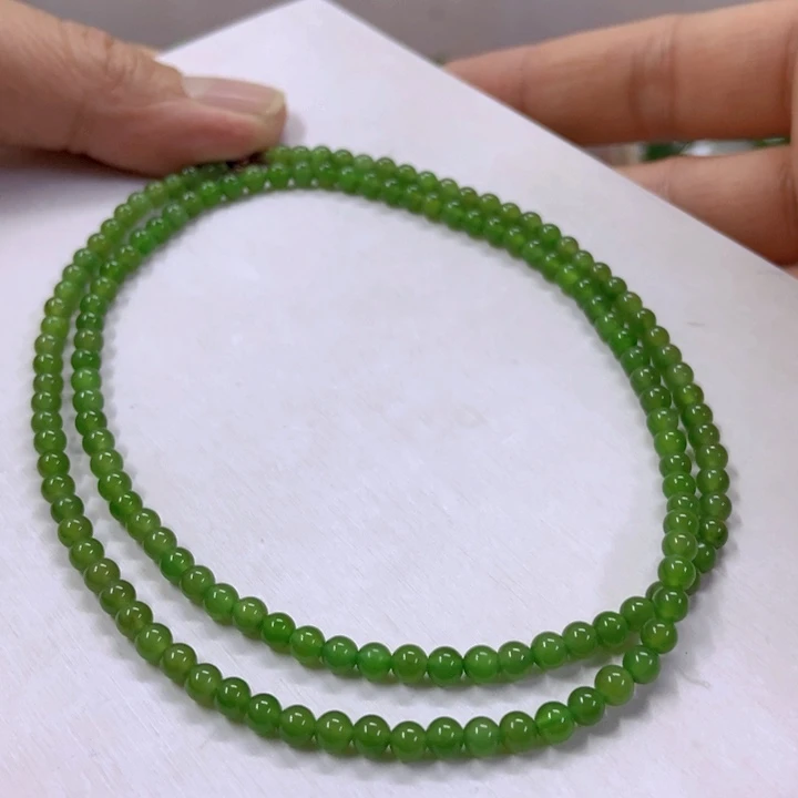 【闪购商品】和田玉（碧玉）颈饰未镶嵌11