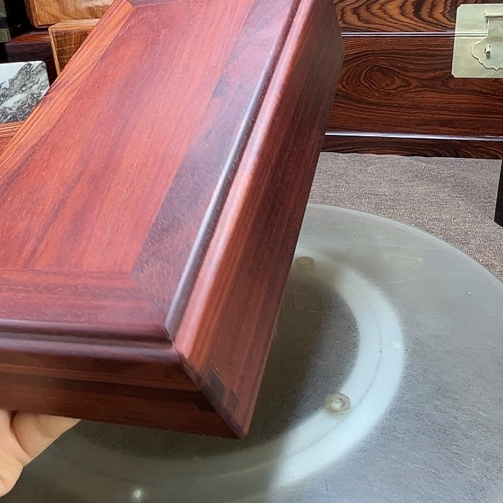 染料紫檀（血檀）大机关盒