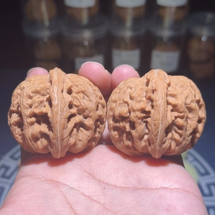 吊坠文玩核桃红锦鲤47全品
