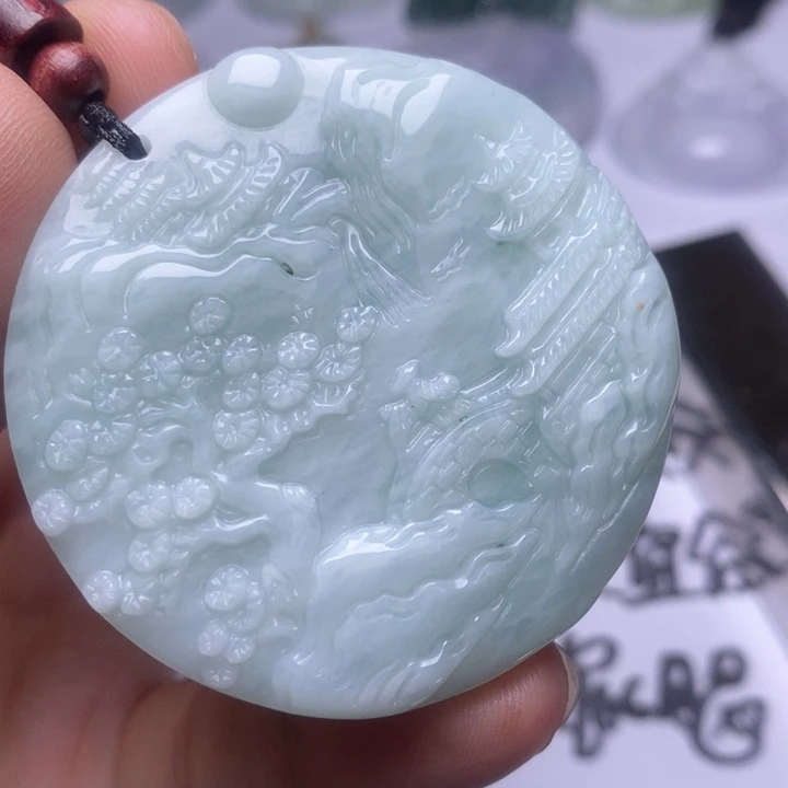 颈饰未镶嵌翡翠翡翠