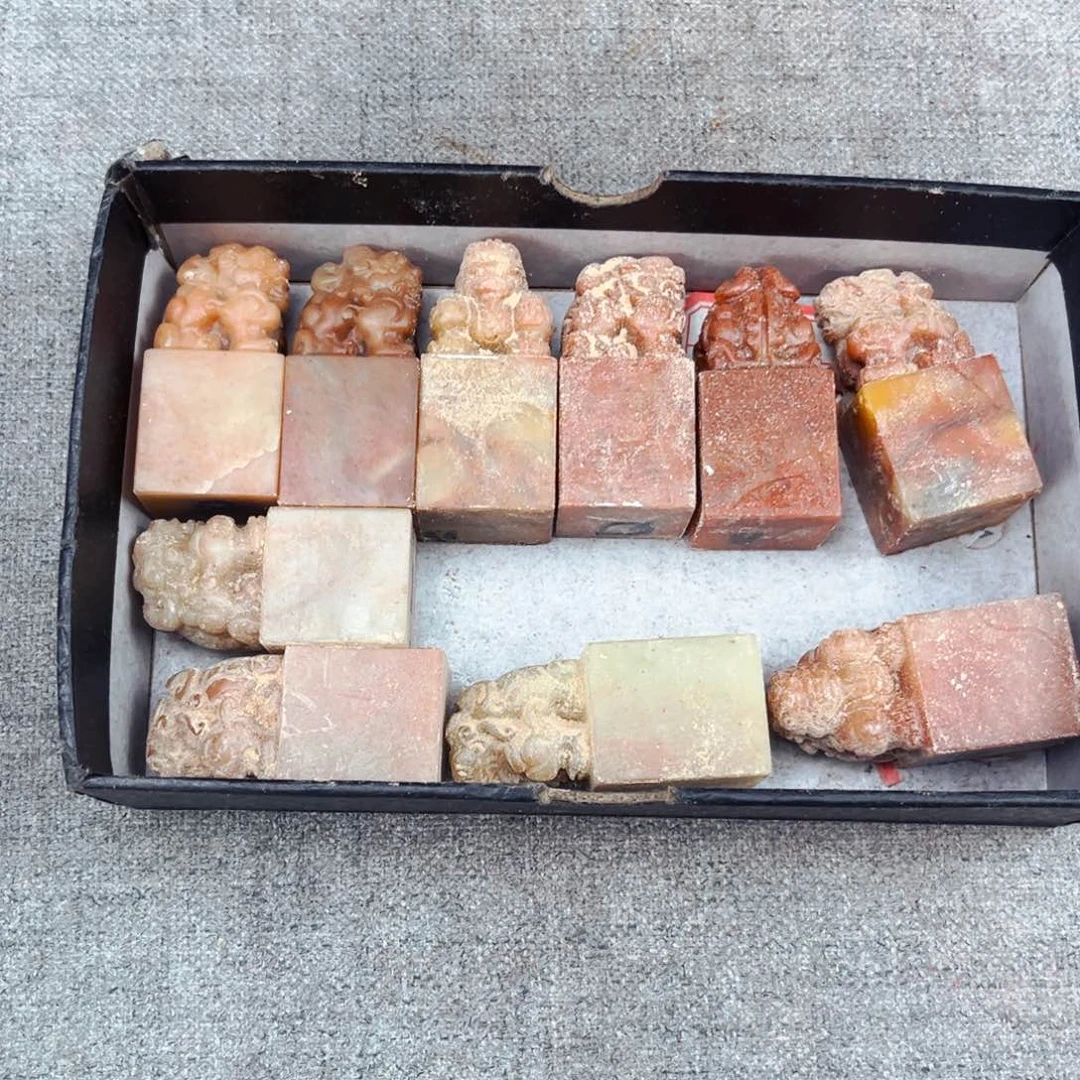 寿山石印石扫*斋闪购商品瑕疵料10方