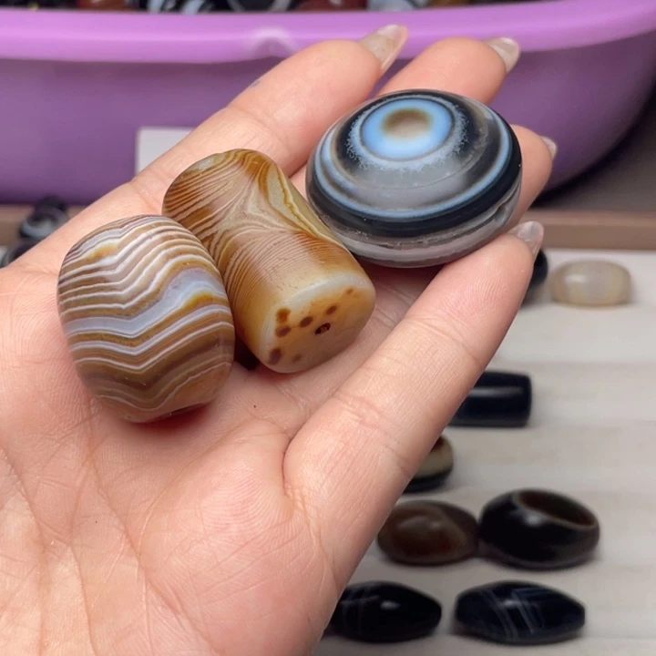 众***林玛瑙/玉髓散珠hlal