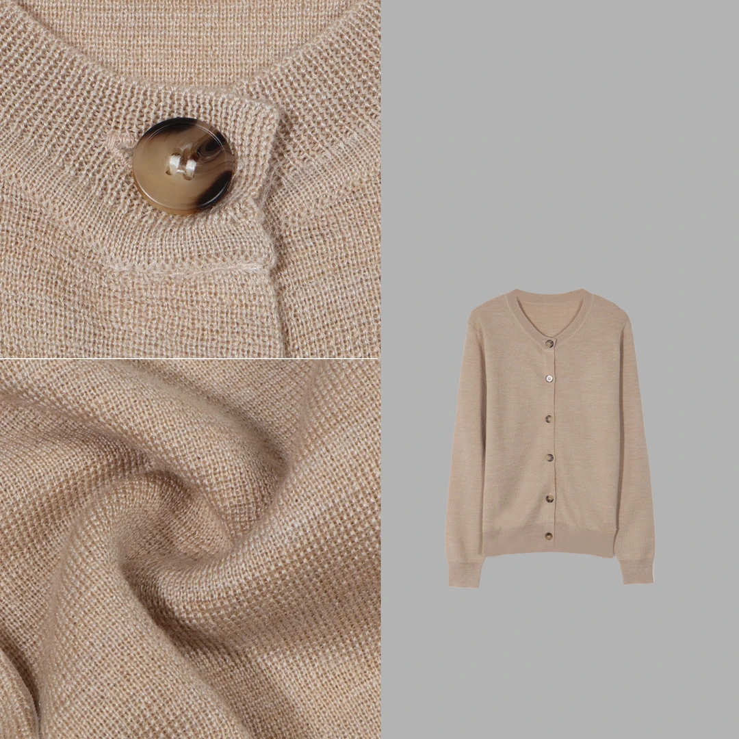 凯特丝蓓3213#【冬季】狐狸修身针织衫开衫外套