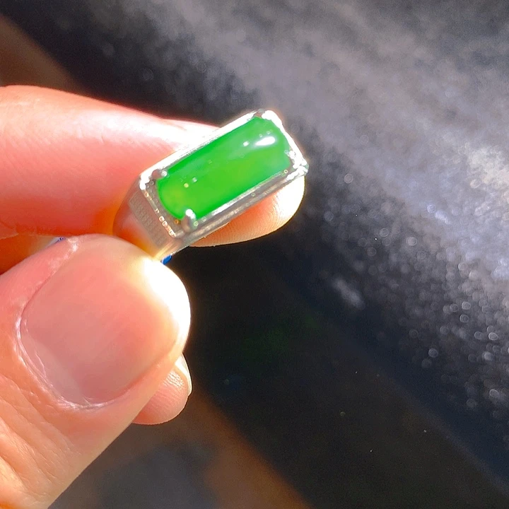 【闪购商品】翡翠颈饰银S925镶嵌翡翠