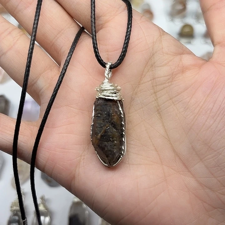 水晶颈饰未镶嵌闪灵钻项链