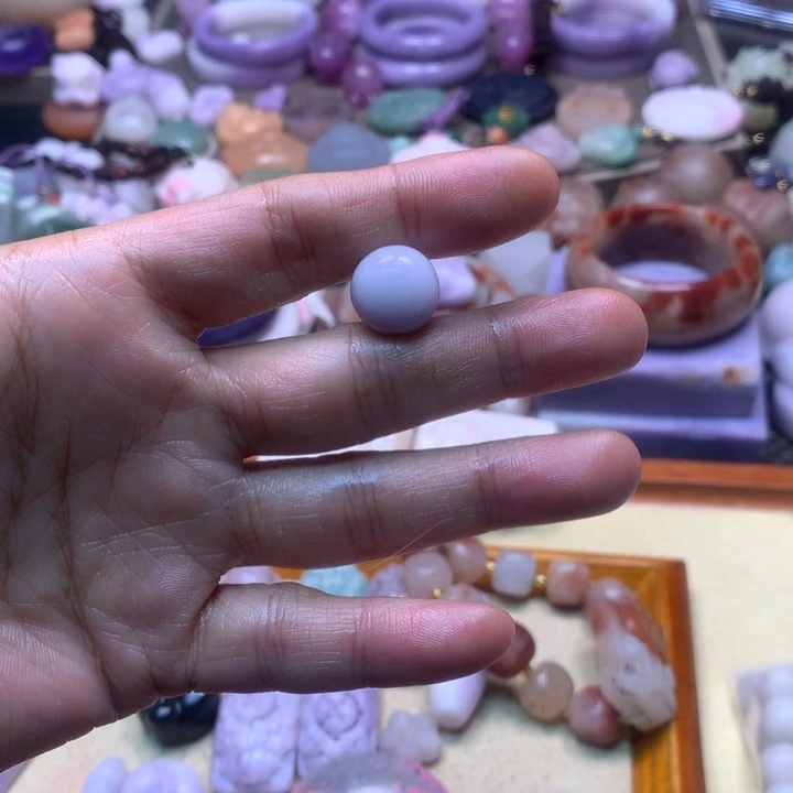 完***美石英岩玉未镶嵌珠子