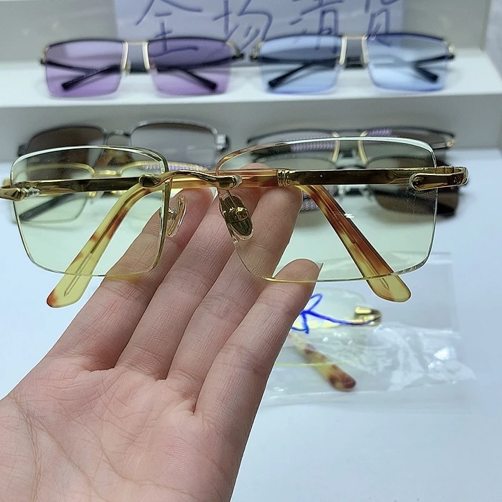 帝王绿竹叶青眼镜