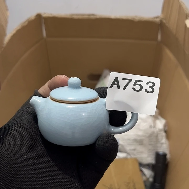 瓷片茶摆件工艺品摆件666