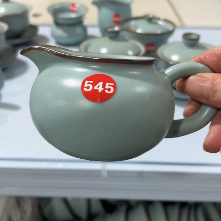 微瑕陶瓷茶壶茶杯家用