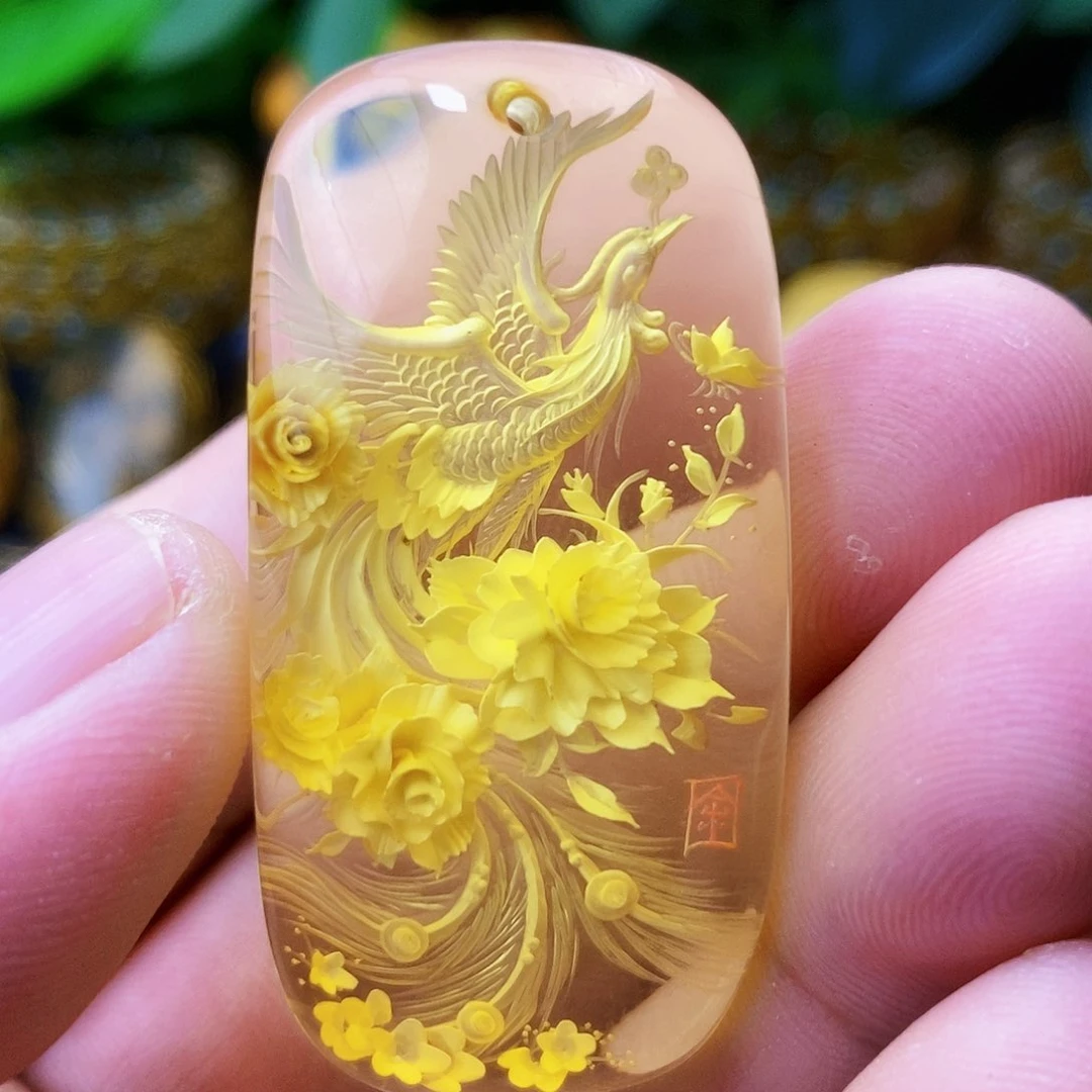 【闪购商品】金珀吊坠(不含链)未镶嵌