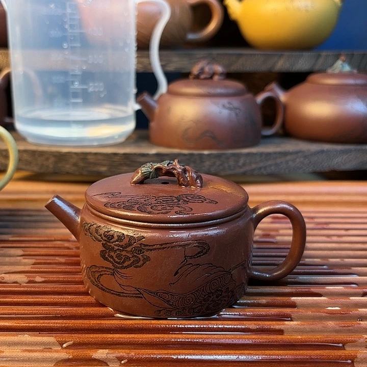 原矿老紫泥120cc胜天半子小汉瓦