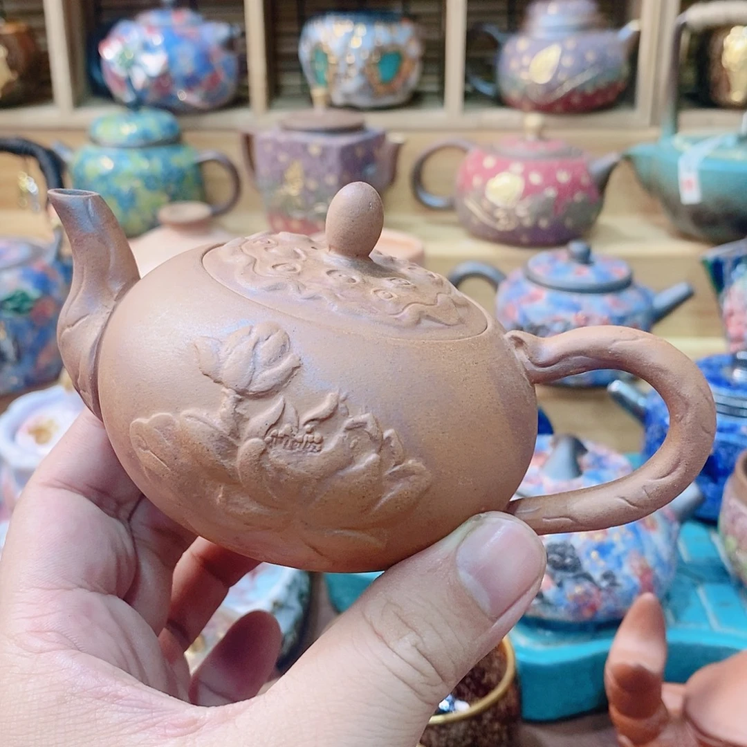 粗陶志野柴烧茶器