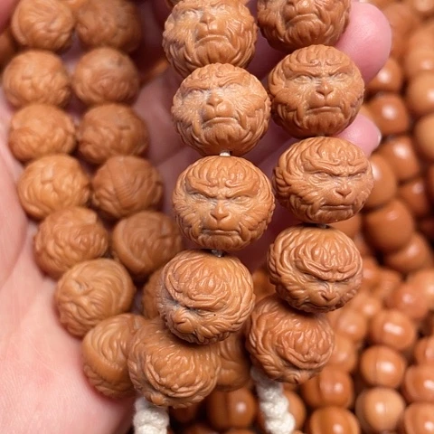 【闪购商品】猴头核桃手串水***渺斗战圣佛