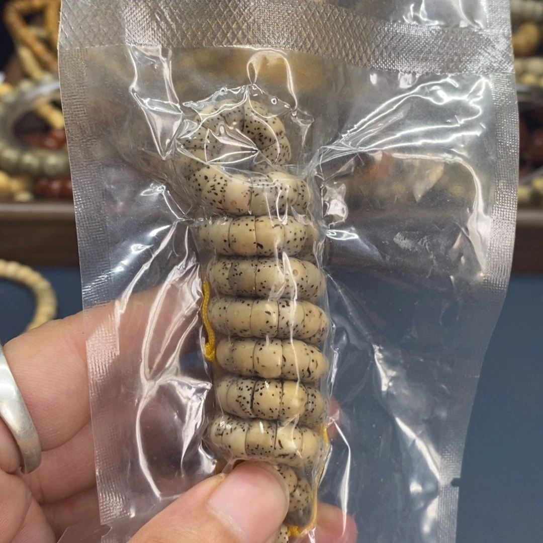 星月菩提手串半臂留白大肠7尺寸