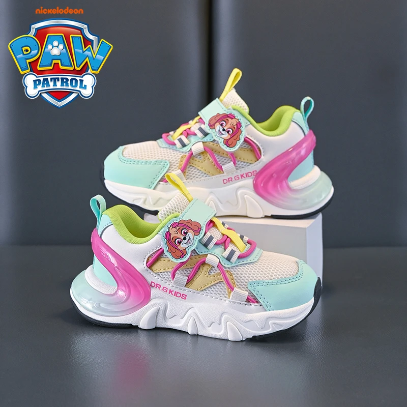 汪汪队儿童鞋春秋款2025新款女宝宝运动鞋户外防滑小童男童学步鞋