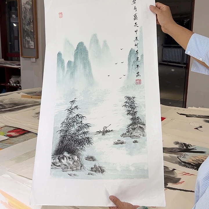 国画精品手绘作品