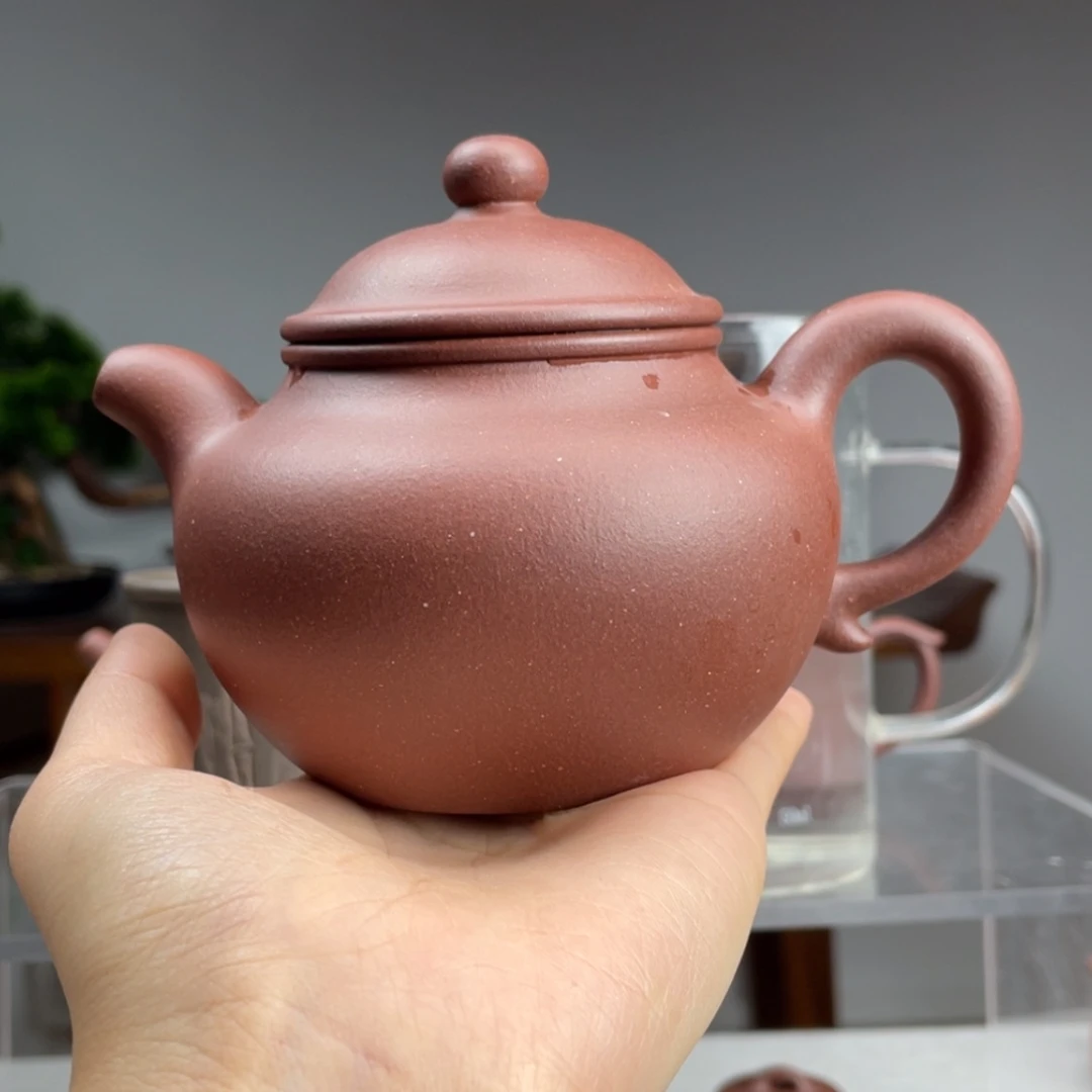 【闪购商品】紫砂茶壶御**征高砂紫泥大亨莲子容量260cc