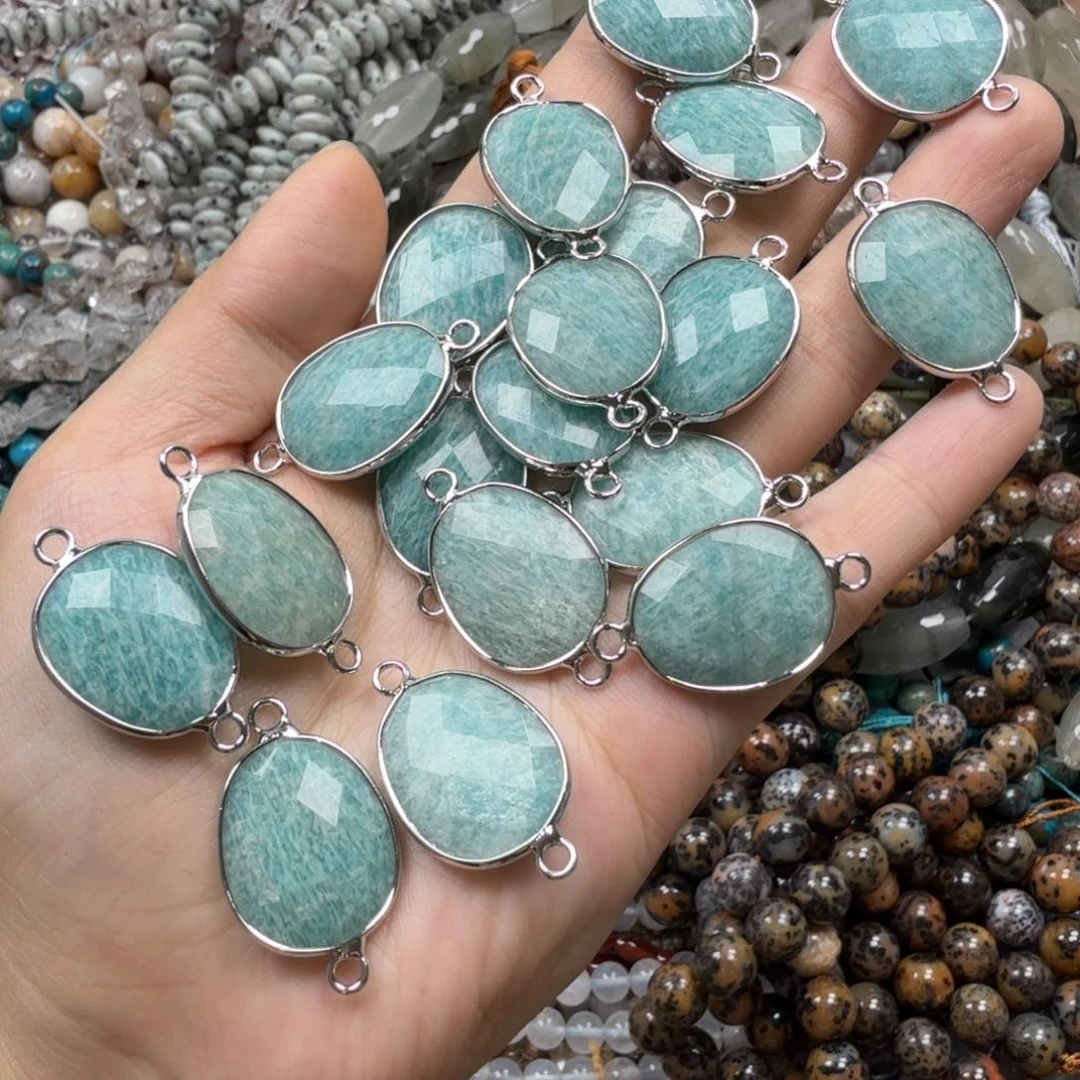 水晶珠宝半成品未镶嵌天河双扣一颗