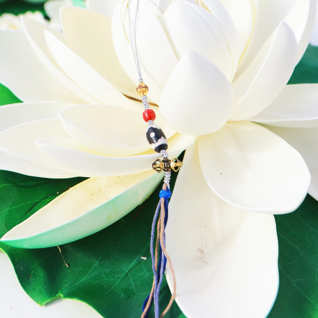 五月火活动 坛城三眼天珠手机挂（拉萨直发）DU250521309