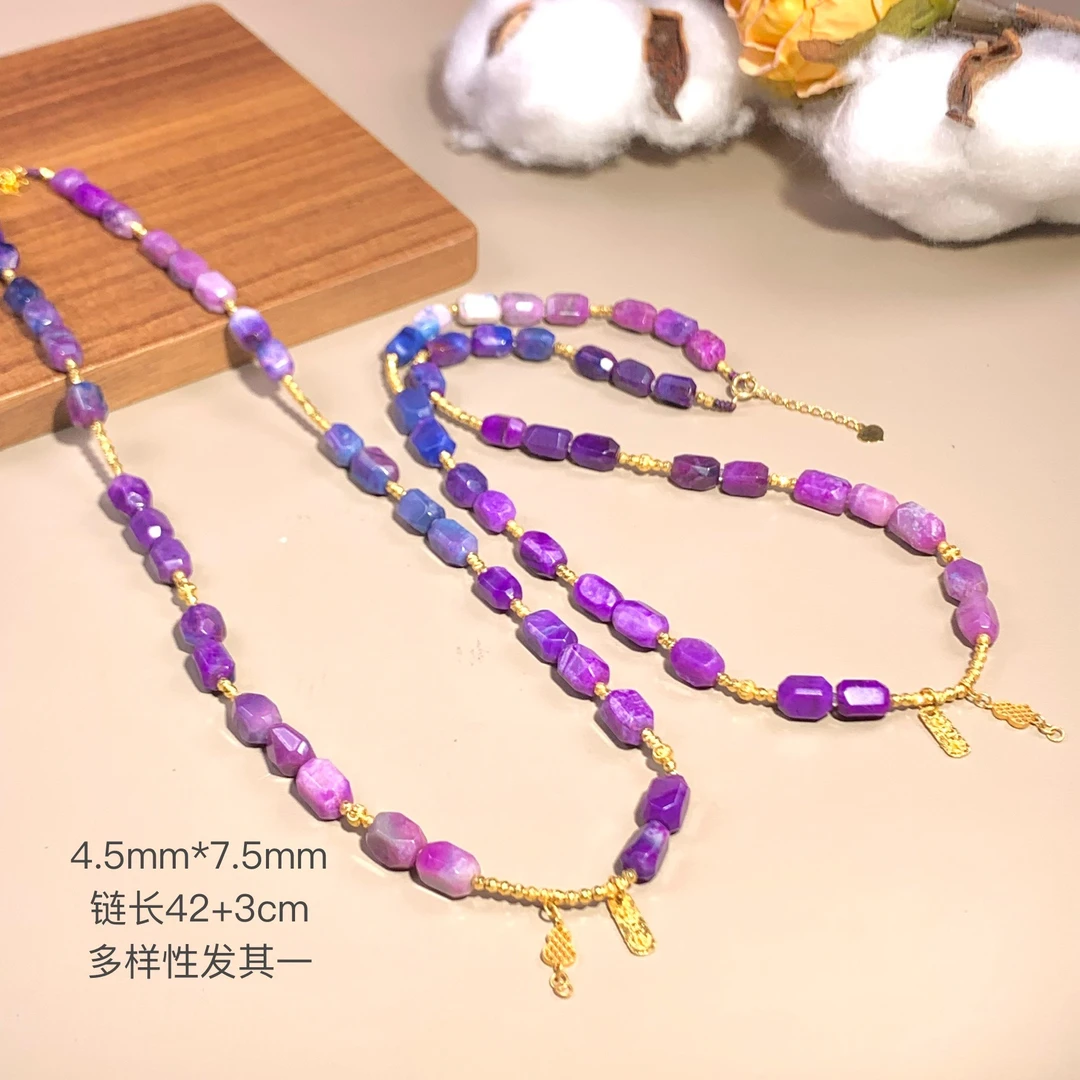 星桃丨18K金镶舒俱来项链/链长42+3cm/多样性发其一/K00920
