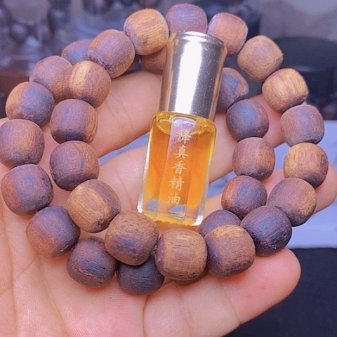 【闪购商品】木一*2条缅甸小叶降真香黄油手串