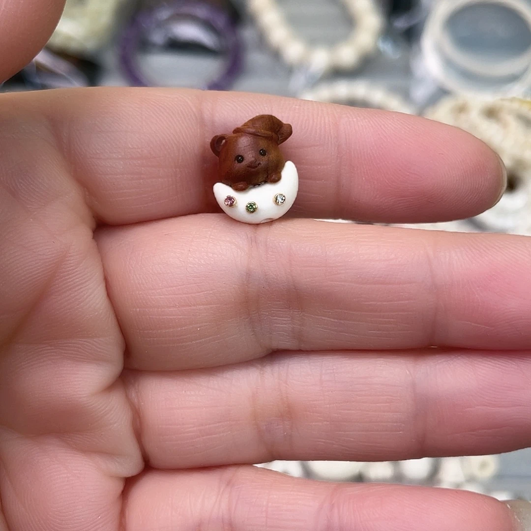 猛犸象牙手串/手链/手镯月亮熊