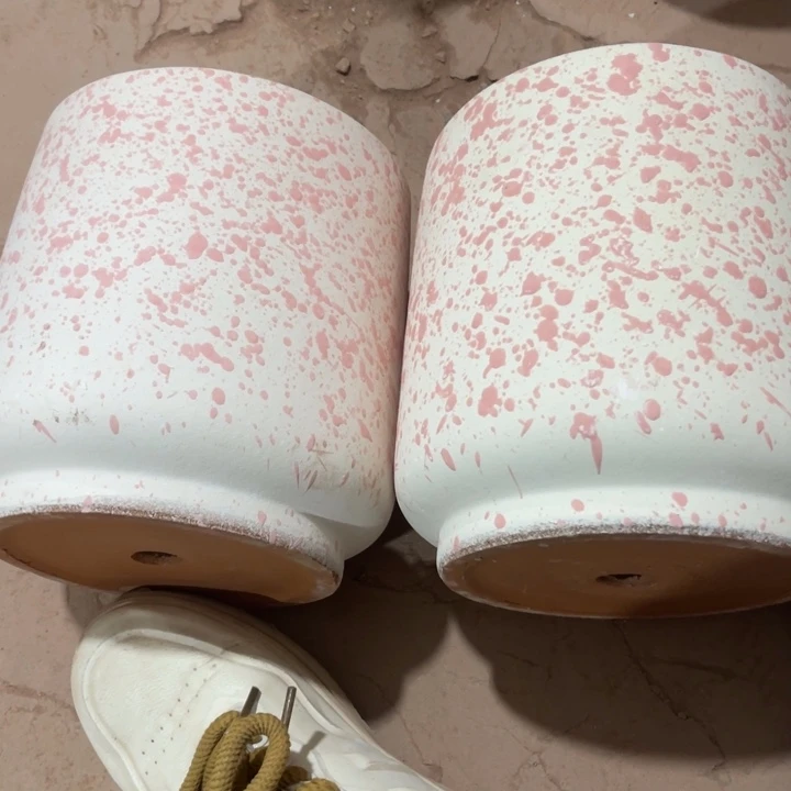 紫砂花盆口径19高度21两只正品