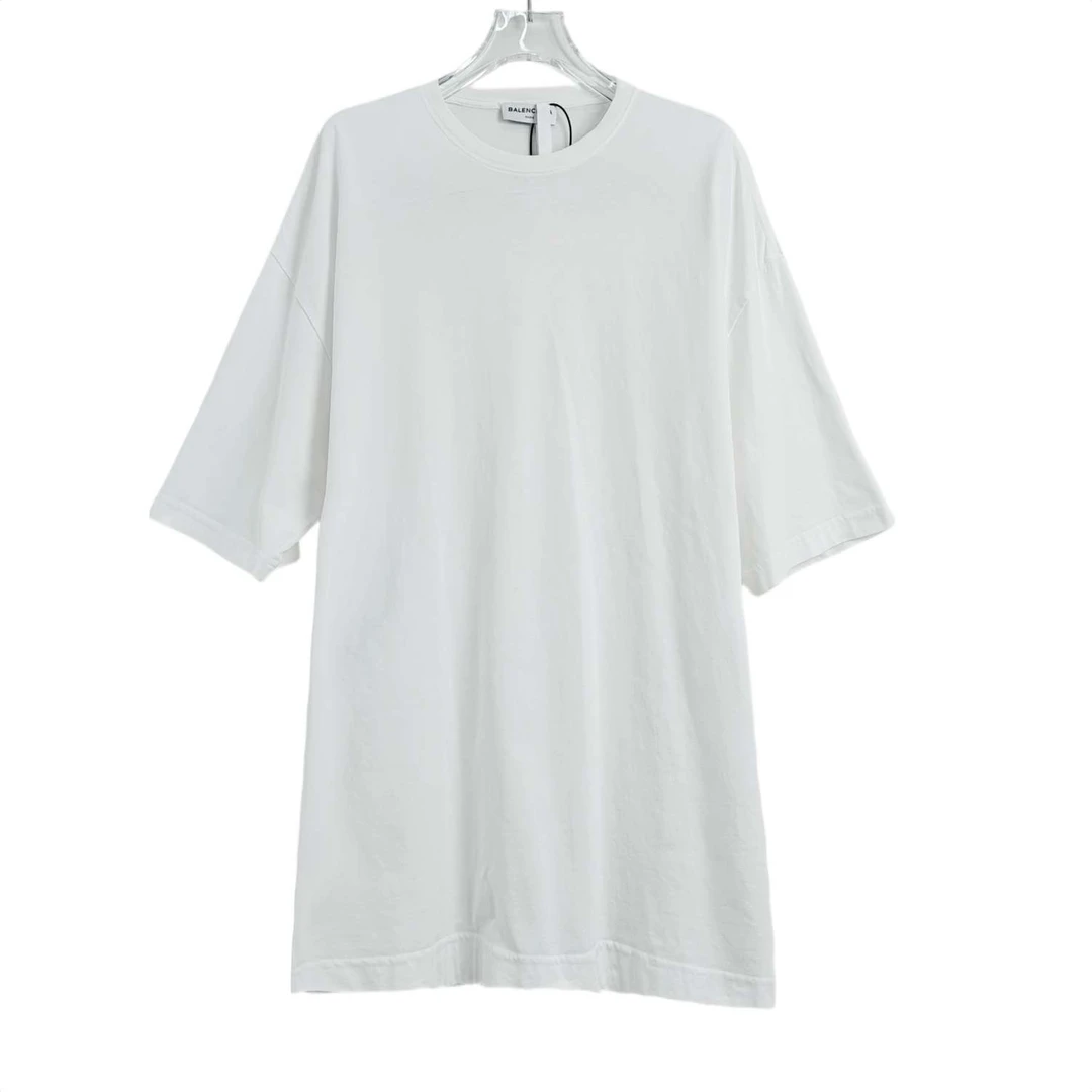 99新 Balenciaga/巴黎世家 BA856 纯色宽松短袖T恤M码原价5000