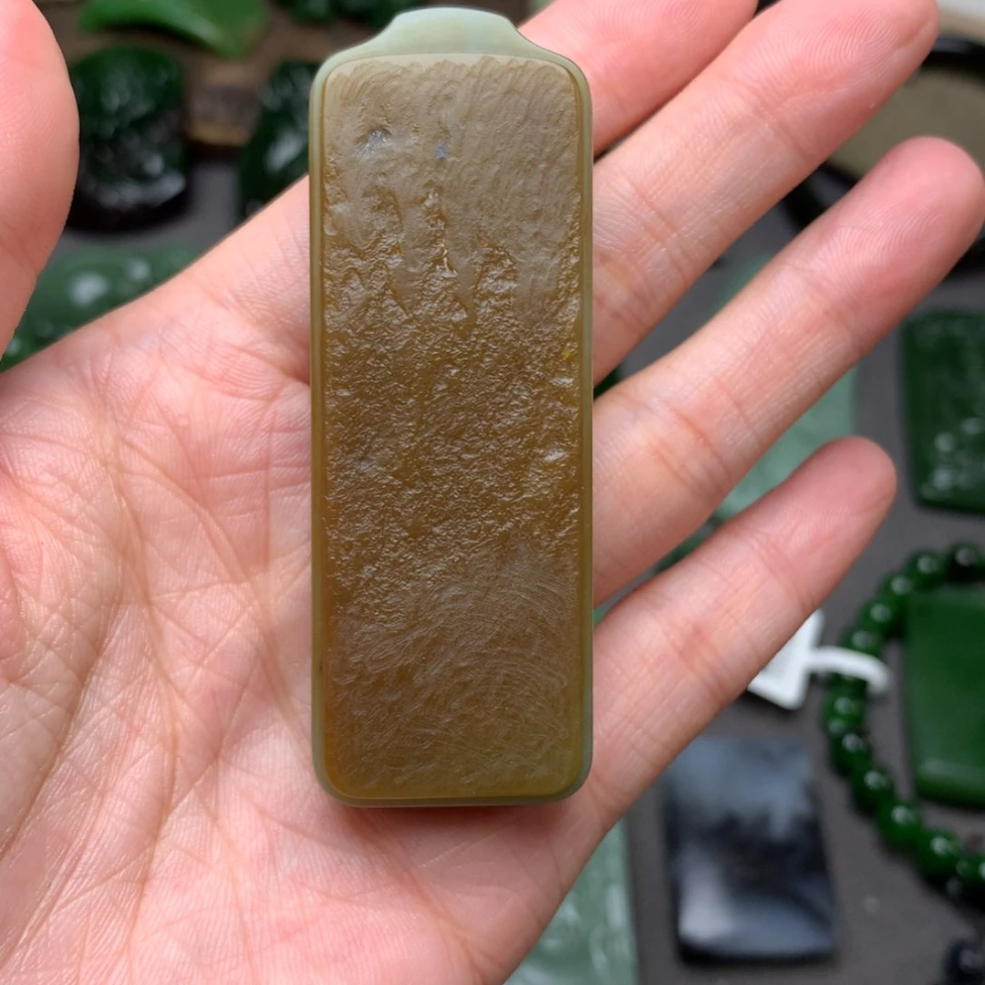 K***6和田玉未镶嵌挂件