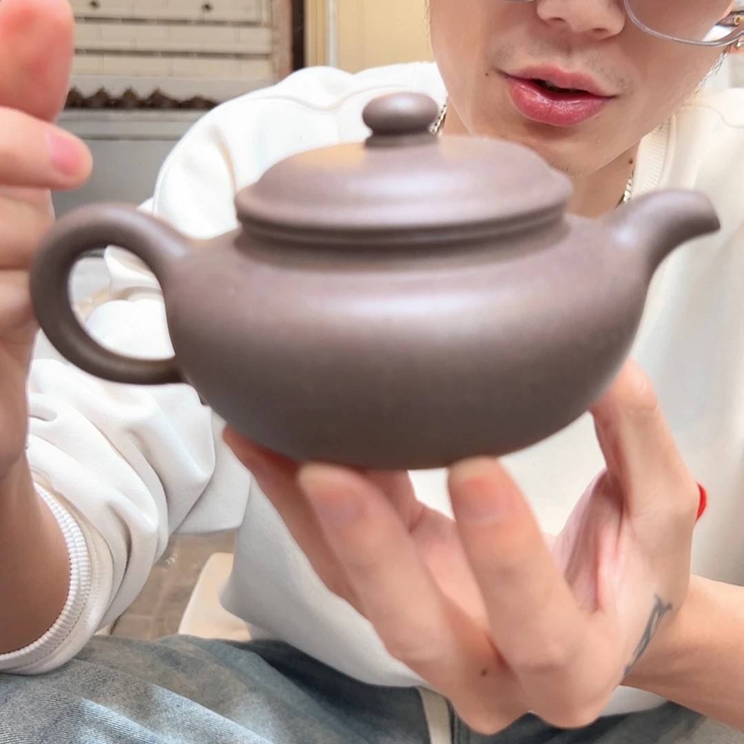 茶壶紫砂青灰紫泥仿古孤