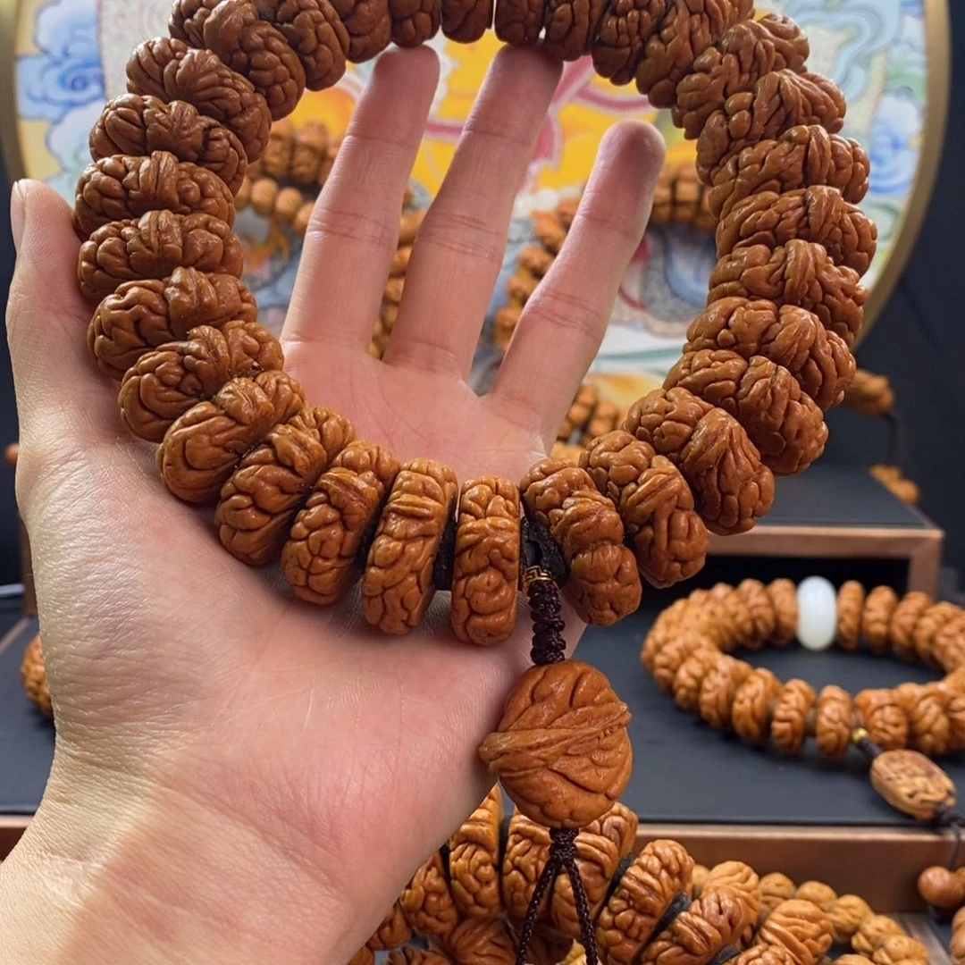 桃核手串用****2龙纹桃核矮霸