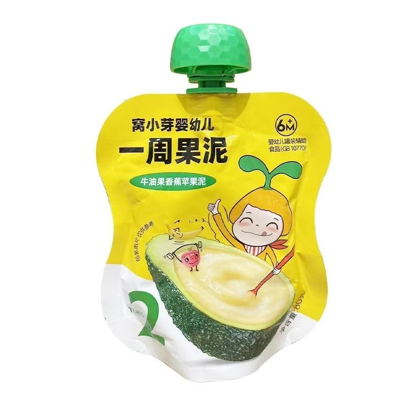 窝小芽婴幼儿一周果泥口味随机保质期到25年6月13日