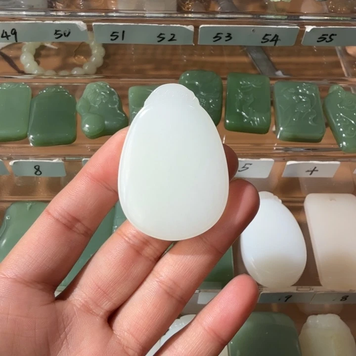 和田玉颈饰未镶嵌新疆和田玉平安无事牌（活动价）