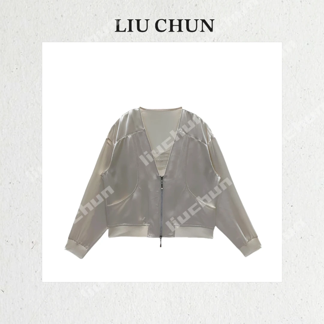 【纯色裁剪外套】CHUN家“醋酸”
