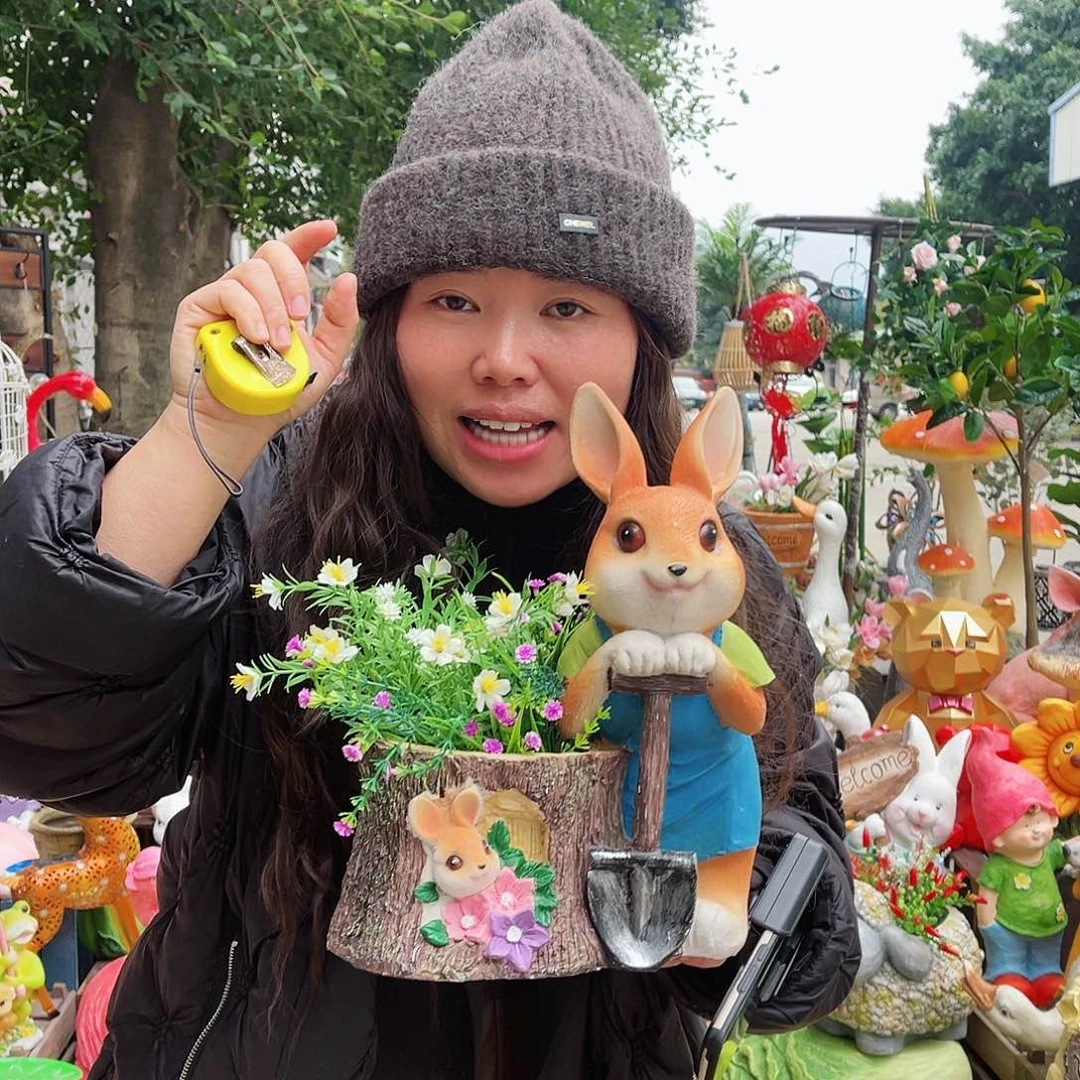 【闪购商品】无铅玻璃花园摆件&000&