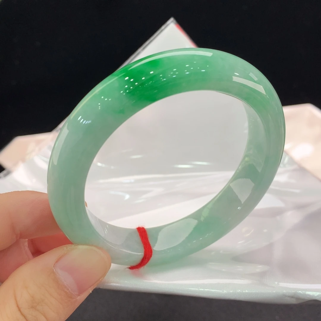 翡翠未镶嵌手镯0002