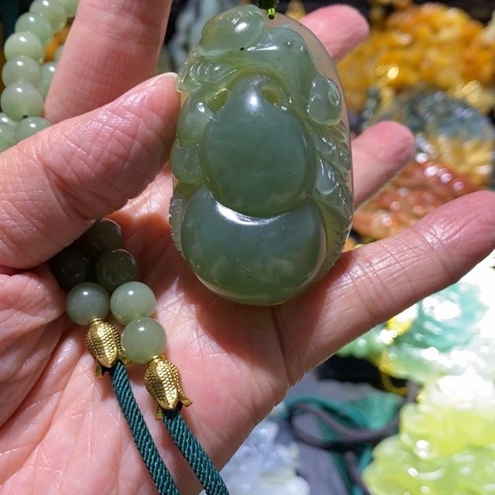 岫玉岫玉吊坠未镶嵌