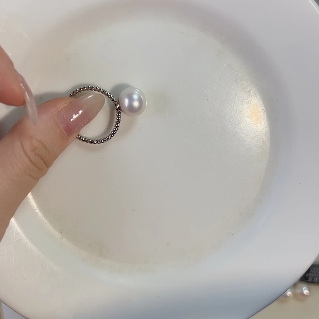 未镶嵌设计款珠宝首饰淡水珍珠