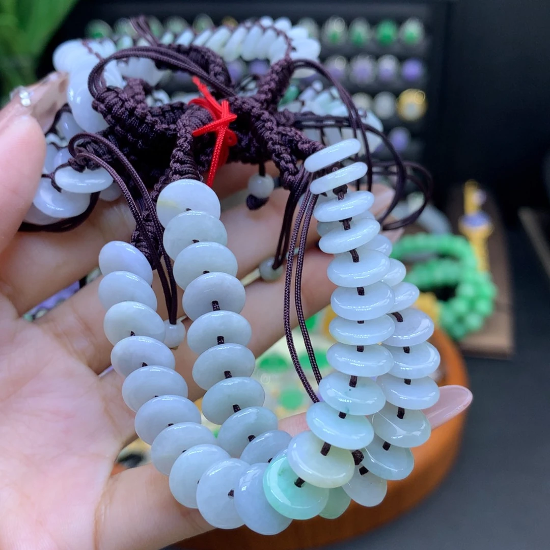 翡翠未镶嵌颈饰天然