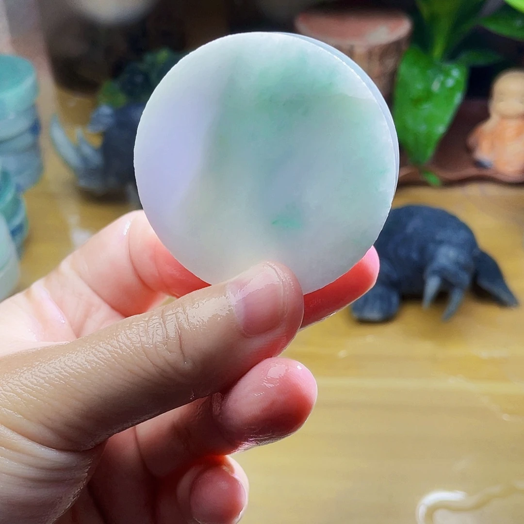 翡翠未镶嵌颈饰毛料41